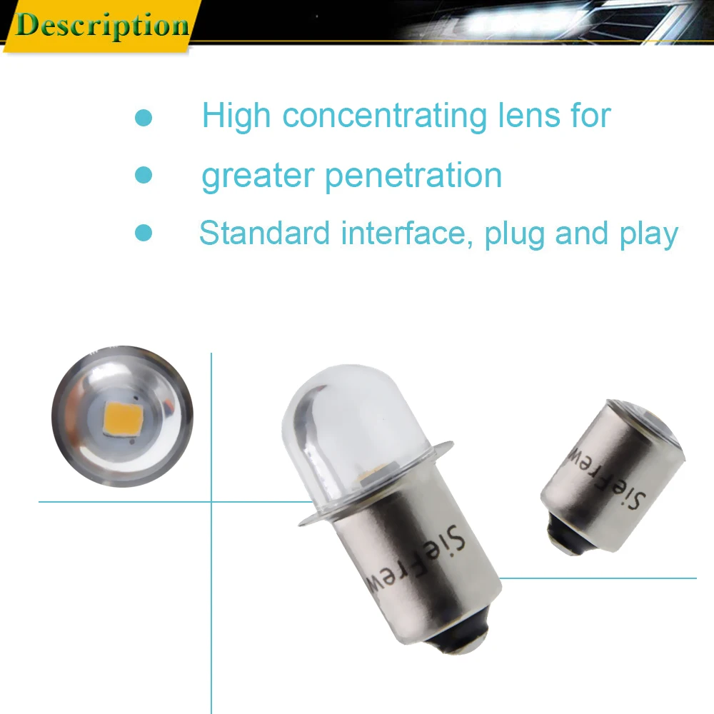 10Pcs P13.5S PR2 2835 SMD 1 LED ����Ʈ ������ ���׸��� ������ ��ġ ���� ���� ���� 3V 6V DC �� ȭ��Ʈ 4300K