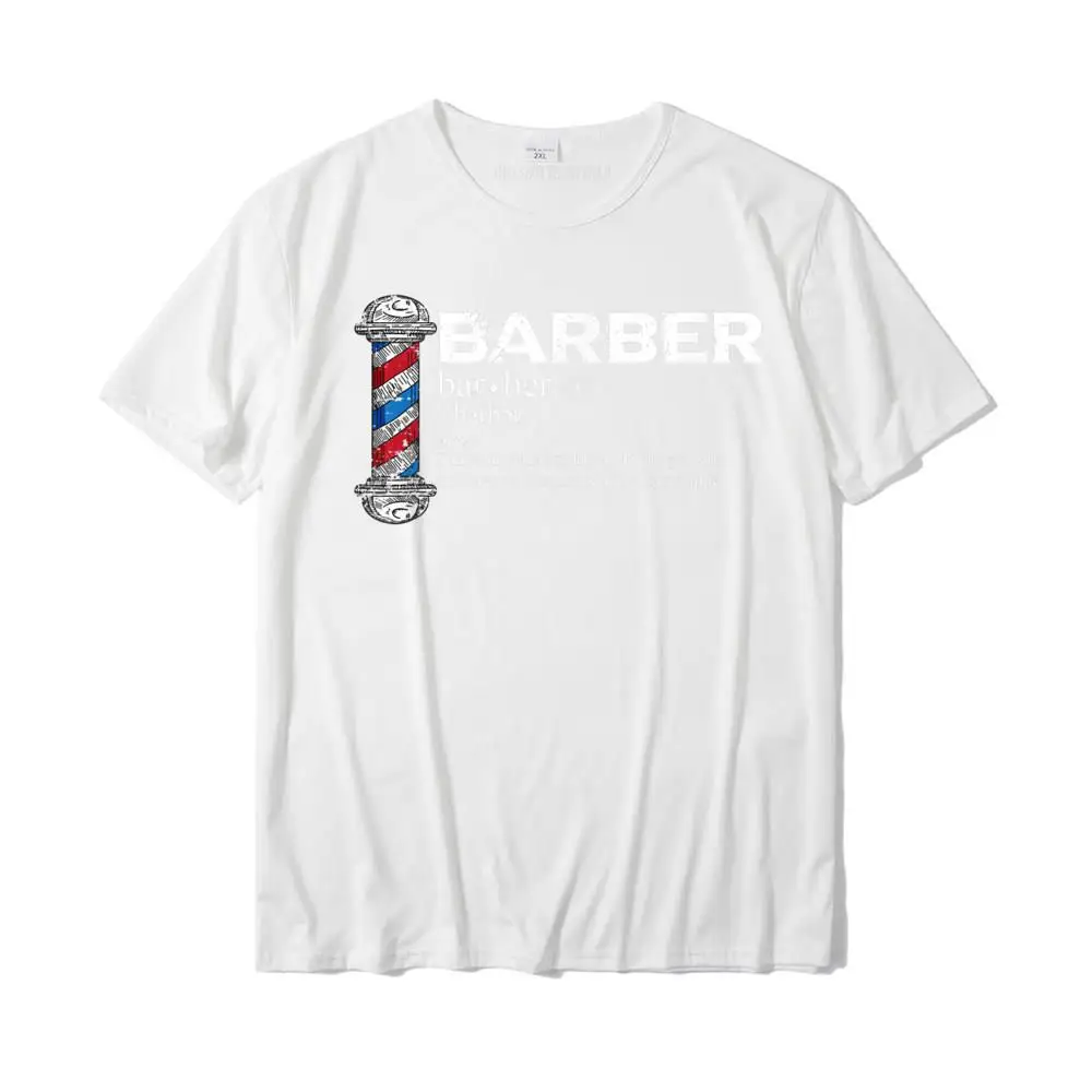 Custom Summer O Neck Tshirts Summer Fall Tops Shirt Short Sleeve for Men 2021 100% Cotton Party T-shirts Free Shipping Funny Barber Gift Hairstylist Hairdresser Barber T-Shirt__MZ22680 white