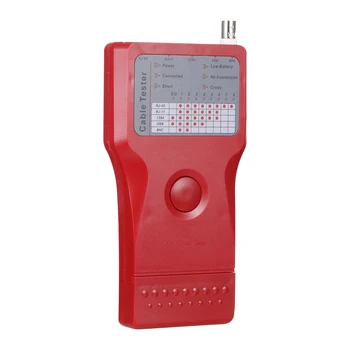 

RJ45 RJ11 UTP STP BNC Cable Tester 5-In-1 Multi-Functional Network Cable Tester 1394 Line Tester with Remote Unit