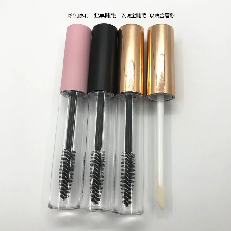10-100pcs 10ML mascara tubes DIY Round transparent mascara tube Empty tubes professional makeup packaging materials wholesale silver wire tie cake gift bag sealing string bouquet tie flower shop packaging materials