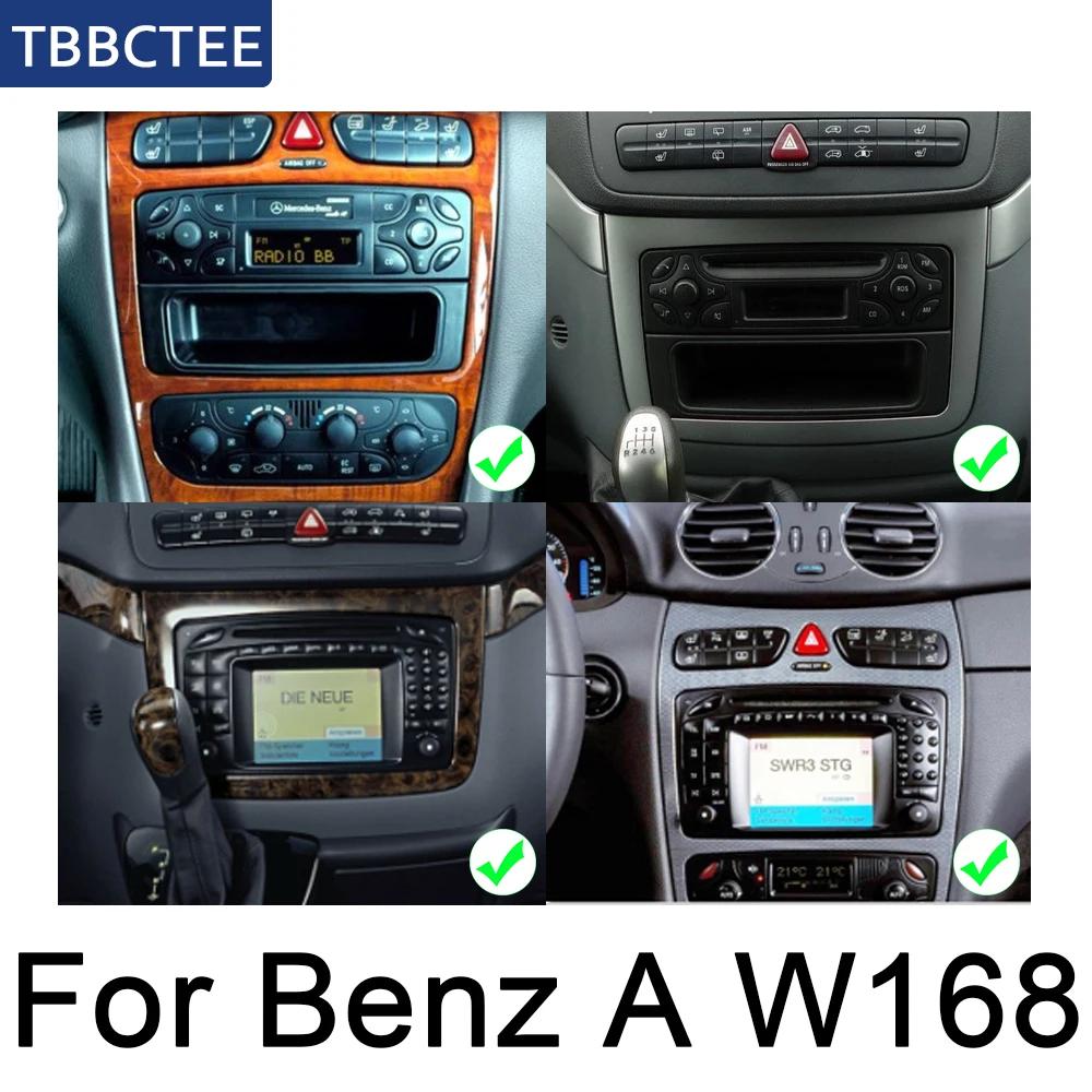 Cheap For Mercedes Benz A Class W168 1997~2004 NTG multimedia player HD IPS DSP Stereo Android Car DVD GPS Navi Map radio 1