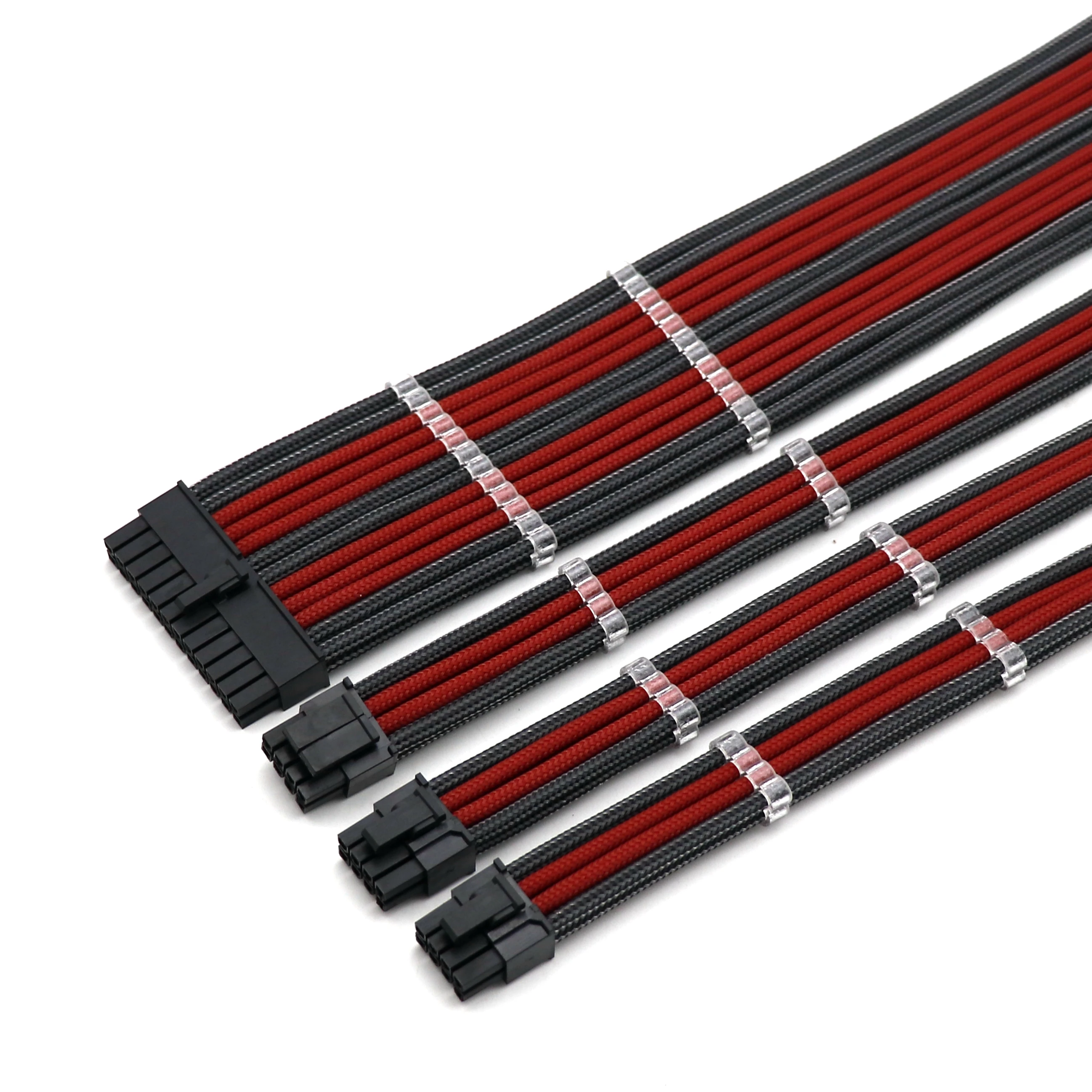 Kit de Cabo de Extensão Básico Personalizado Cabo de Extensão Pci-e Psu Atx Gpu 8pin mm 24pin Mais 4pin Pin Gpu Mais Pin - Imagem 5