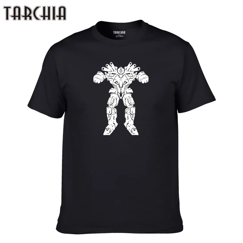 TARCHIA 2021 новая футболка хлопковые топы роботы забавная Мужская фирменная с