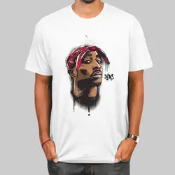 Tupac 2pac Хип Хоп Swag harajuku уличная печать мужские футболки с круглым вырезом Модные мужские и женские топы футболки с коротким рукавом унисекс Ts