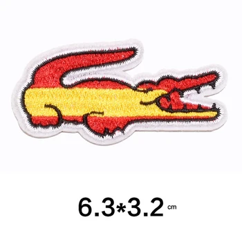 

Spain Flag embroidered patches for clothes iron on fabric badges