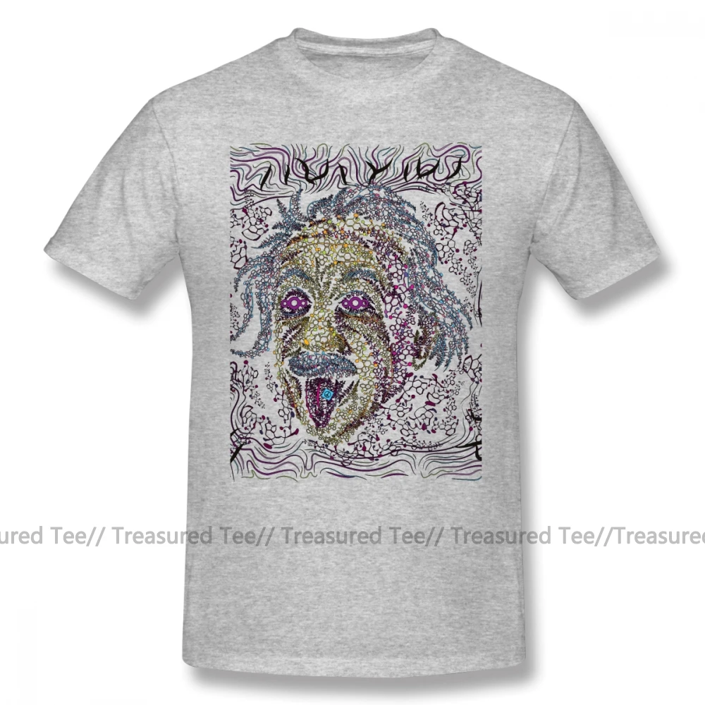 Tanie Einstein T Shirt kwasowy naukowiec język Out sztuka psychodeliczna koszulka z plakatem bawełniana koszulka z krótkim rękawem Streetwear z krótkim rękawem Tshirt