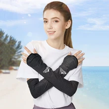 1 пара, рукава из ледяного полотна, гетры для женщин, защита от ультрафиолета, защита от солнца, бег, вождение, баскетбол, спортивный рукав