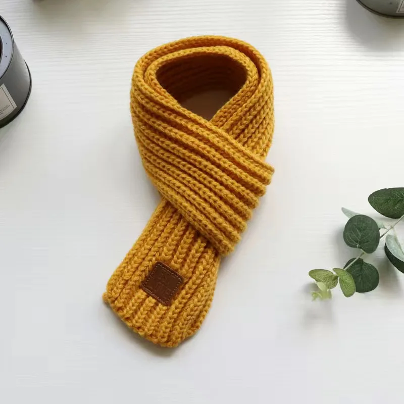 Kinder Schal Jungen Mädchen Baby Winter Warme Schal Frauen Stricken Schal Schal Kinder Neck Kragen Warm Halten Zubehör