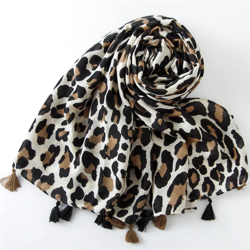 180*90 см, Модный женский шарф с леопардовым принтом, хиджаб, тонкий, хлопковый, теплый, шарфы, Большие шали и палантины, echarpe foulard femme