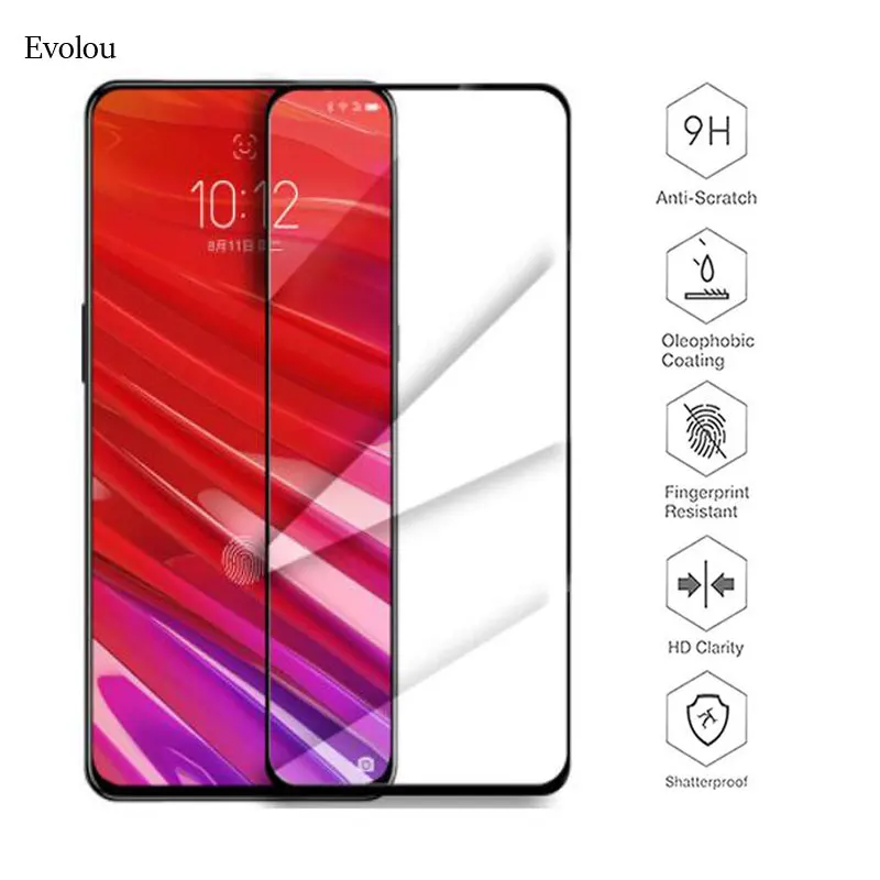 Роскошное закаленное стекло для Lenovo Z5 Z6 Pro полноэкранное Защитное GT