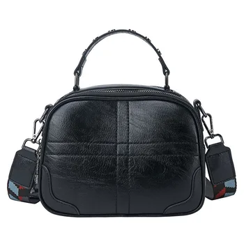 

Solid Cross Print Simplicity Designer Female Circular Bag Crossbody Versatile Casual Fashion Shoulder Bags for Women 2020