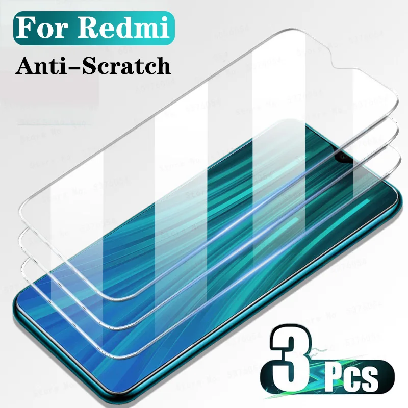 

3Pcs 9H Protective shell glass for redmi note 9 pro 8pro 7pro k30s k20 pro 6pro model redme 9 8 7a 6 5 a 9A 8A 5plus 10x 5G film