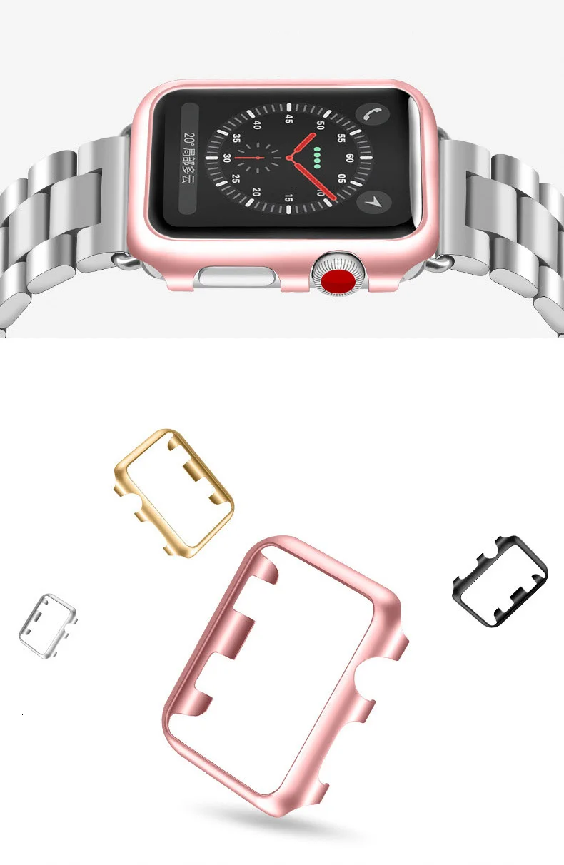 Мягкий чехол для часов из ТПУ для Apple Watch band 42 мм 38 мм iwatch 3 2 1, защитный чехол, защитная пленка для экрана, покрытие, корпус из поликарбоната
