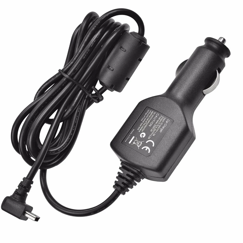 Garmin Nuvi Car Charger - Dual USB Port With Mini USB GPS Power Cable