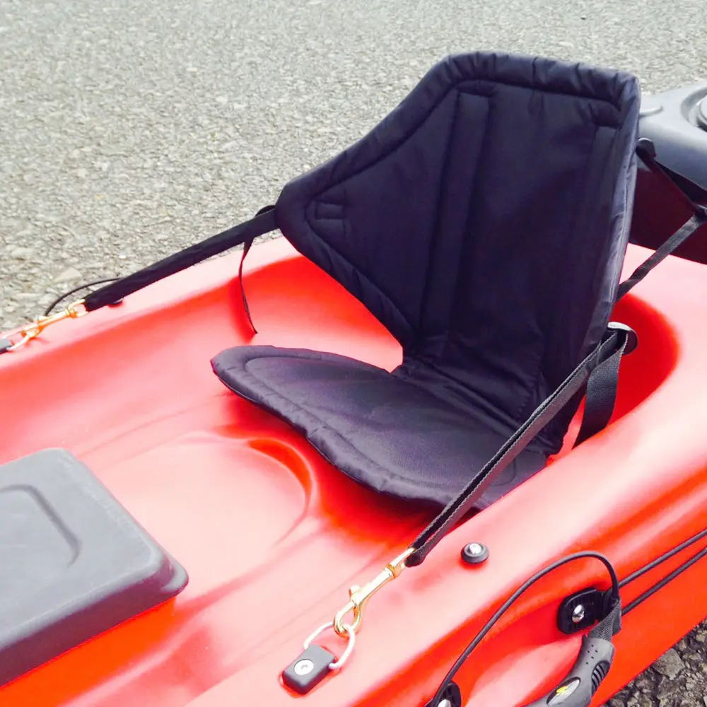 

BLACK DELUXE ADJUSTABLE KAYAK CANOE HIGH BACK SEAT REST BACKREST ACCESSORY