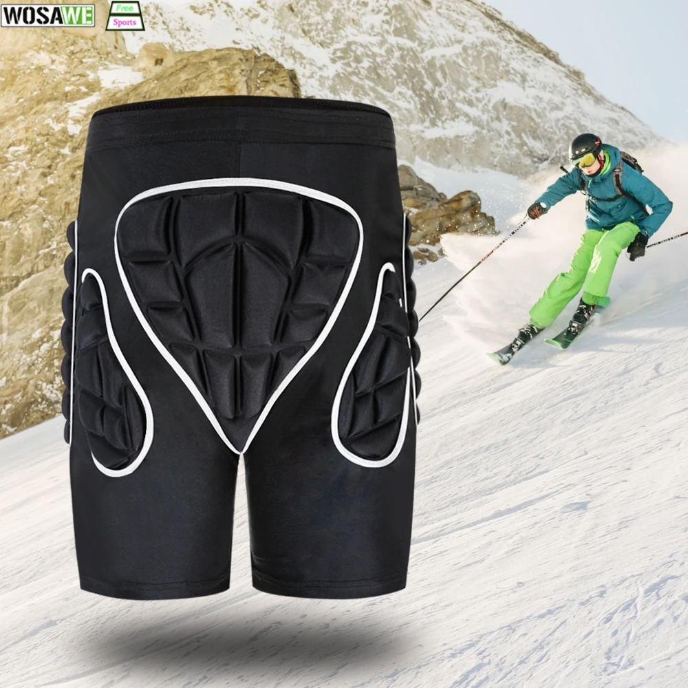 WOSAWE Спорт на открытом воздухе велосипед MTB шорты для бедер и ягодиц Pad Защитная Экипировка катание на лыжах шорты для сноубординга Хип Защитный