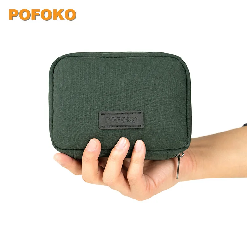 Pofoko Digital Storage Bag Travel Organizer Case for Accessories Charger Power Bank Cable USB Headphones Portable Bag PF02