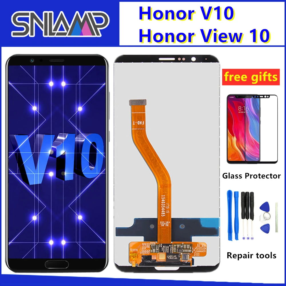 

Original LCD For Huawei Honor V10 BKL-AL00 BKL-AL20 / Honor View 10 Global BKL-L09 LCD Display + Touch Screen Digitizer Assembly