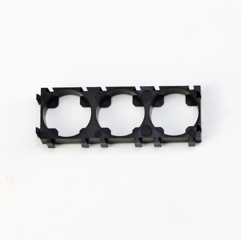 

80pcs/lot 3P Battery Holder Storage Box 3x 21700 Batteries Spacer Radiating Bracket Cell Safety Anti Vibration Plastic Brackets
