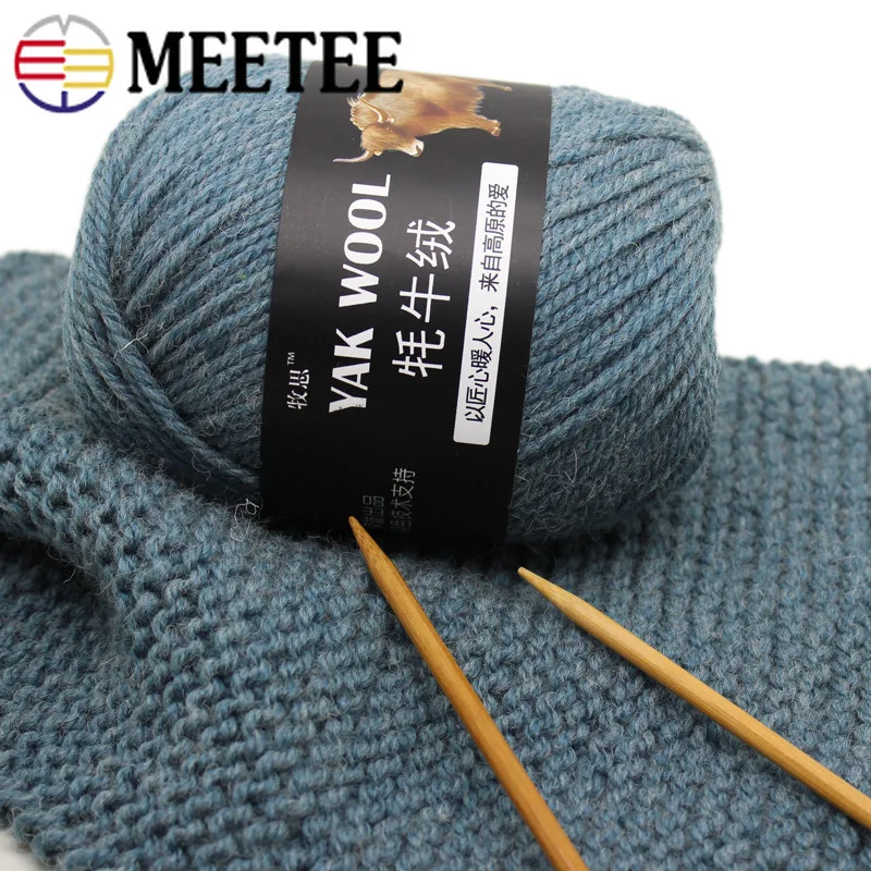 3 шт. мягкая пряжа из шерсти яка для вязания крючком кашемировая линия ручная