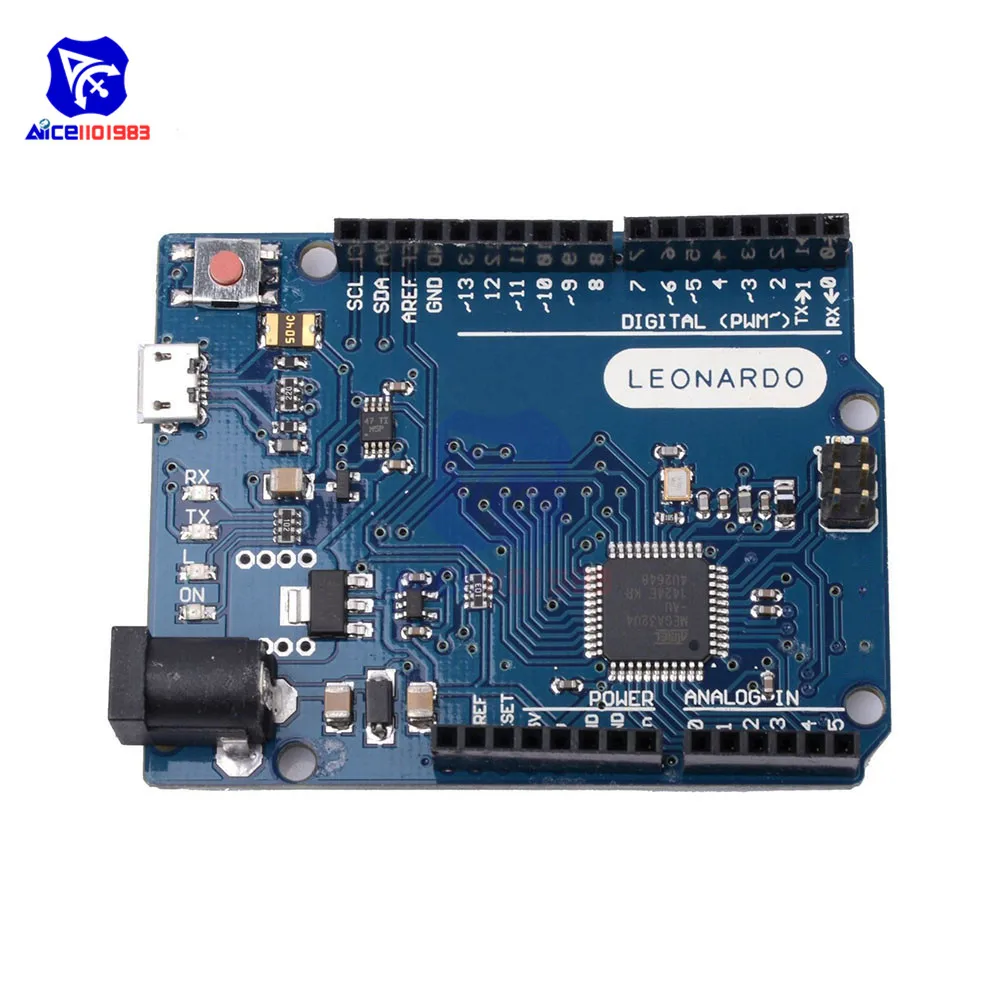 Макетная плата Leonardo R3 Micro Atmega32u4 Pro с кабелем USB для Arduino 3 В 5 В|development board|usb boardboard