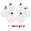 6PC 50/150/300ML Bulb Christmas Decoration Ball Water Bottle Booze Filled Christmas Tree Ornaments Juice Bulbs Water Bottle ► Photo 2/6
