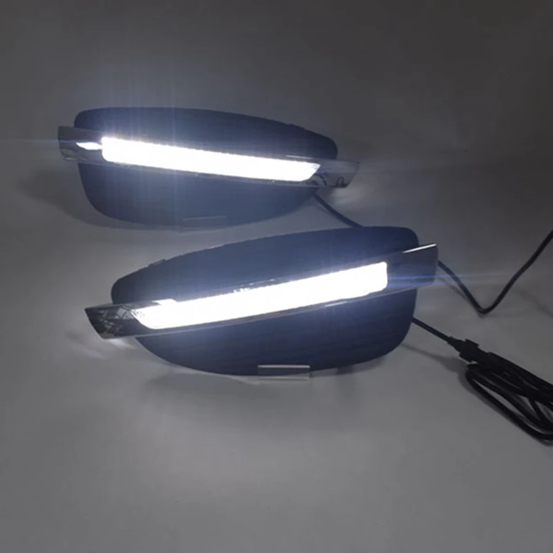 Светодиодный дневной светильник DRL, дневные ходовые огни, передний противотуманный светильник, лампа для Mercedes Benz V-Class Vito V260