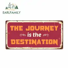 *#Best Price EARLFAMILY 13cm x 6.6cm for The Journey Is The Destination Sign Car Sticker Vinyl Graphics RV VAN Car JDM Accessories Waterproof *#Best Price EARLFAMILY 13cm x 6.6cm for The Journey Is The Destination Sign Car Sticker Vinyl Graphics RV VAN Car JDM Accessories Waterproof