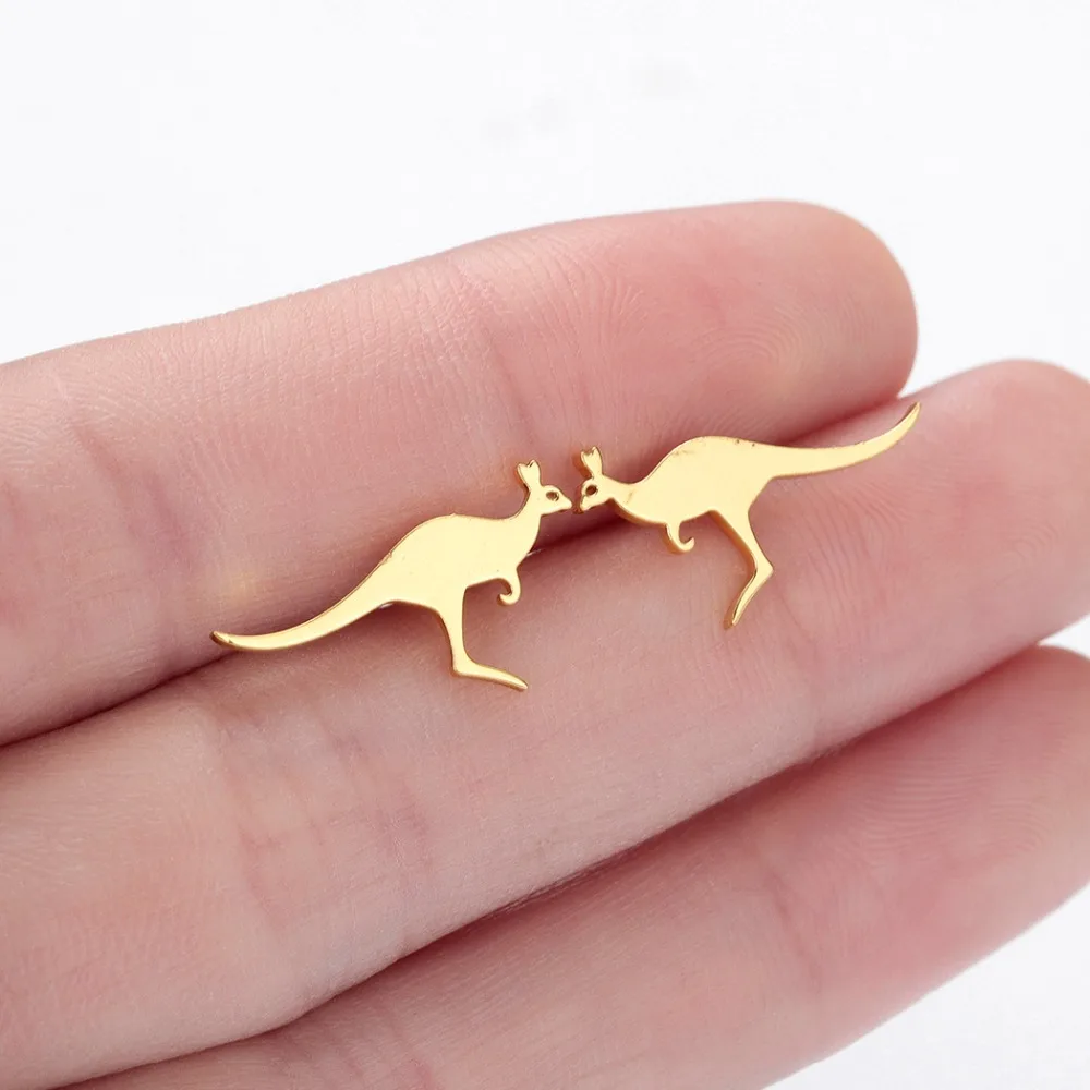 Style 7 Chandler Hot 316L Stainless Steel Mickey Earrings For Children Kids Mouse Jewelry Cute Lovely Animal Black Rose Color Bronics - Окраска металла: Style 7