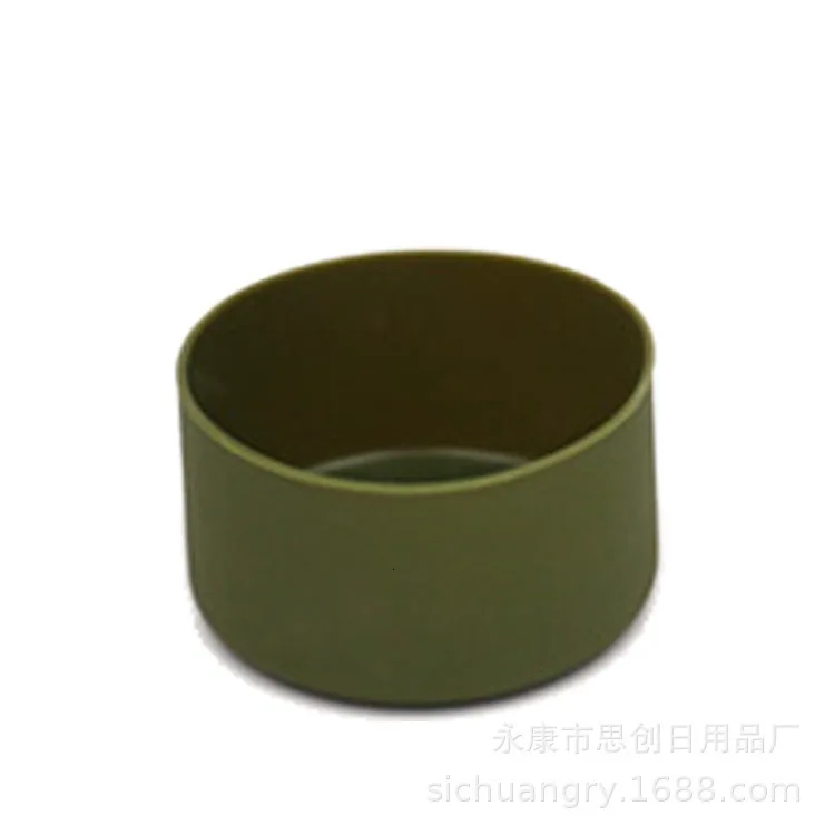 Army green Защитный силиконовый ботинок для 32 унций-40 унций гидро Спорт бутылки с водой колба анти-скольжения рукав с дном крышка - Цвет: Army green
