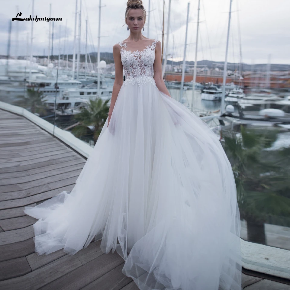 Lakshmigown Goedkope Trouwjurken Met Gratis Verzending Witte Tulle Mariage Bruidsjurk Strand Trouwjurk 2020 Boho Vestidos Lakshmigown Goedkope Trouwjurken Met Gratis Verzending Witte Tulle Mariage Bruidsjurk Strand Trouwjurk 2020 Boho Vestidos