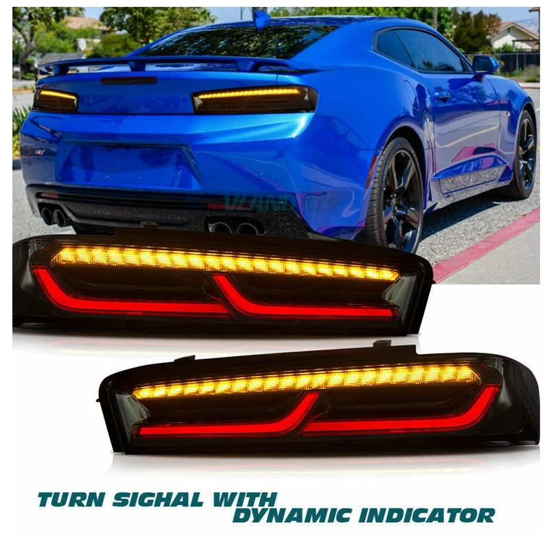 

VLAND factory for car taillight for Camaro LED tail lamp 2015 2016 2017 with turn signal with sequential indicator