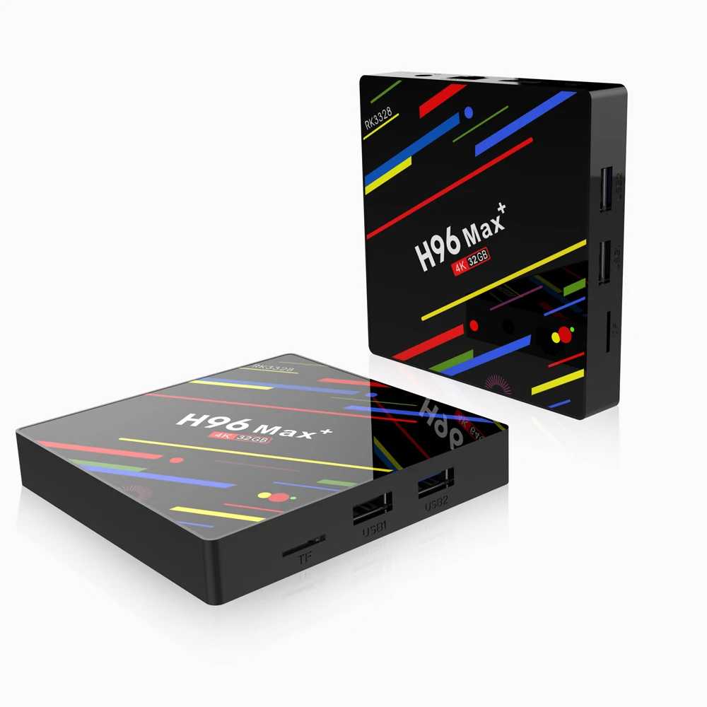 H96 MAX Plus Android 8.1 smart TV Box Set Top Box RK3328 4GRAM 32G/64G ROM wi-fi 4 k H.265 3 gb gb Mediaspeler 32 pk h96 pro