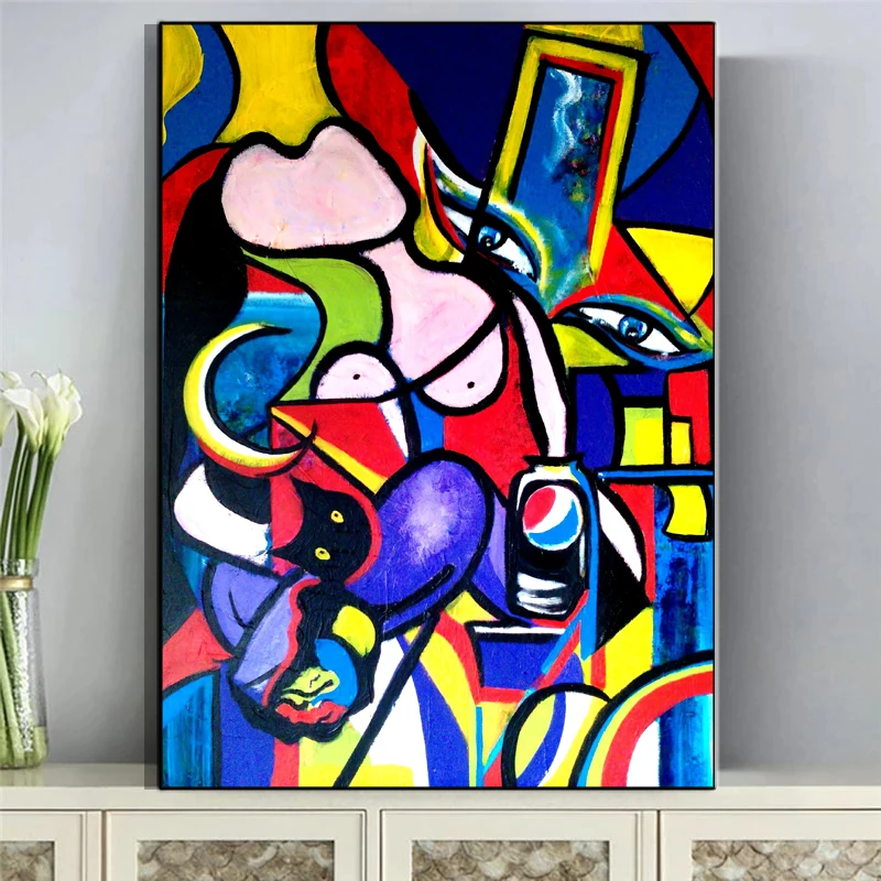 Picasso Women Abstract Canvas Art Print Painting Poster Wall