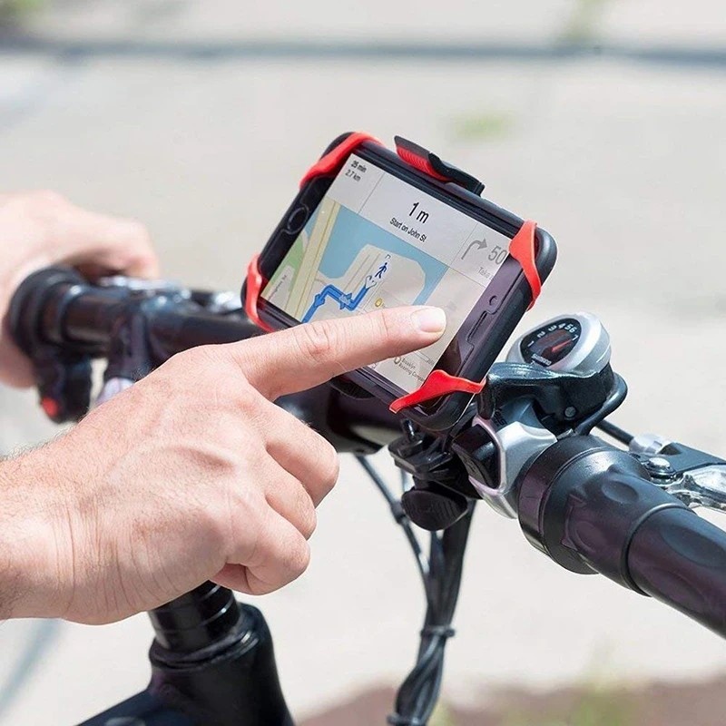 Держатель для телефона Zacro MTB велосипеда мотоцикла с силиконовой опорой Iphone Samsung