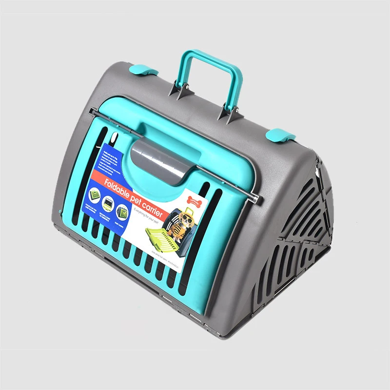 

Dog Carrier Ailine Approve Pet Foldable Suitcase Shipping Box for Cats Portable for Small Medium Dogs Cat