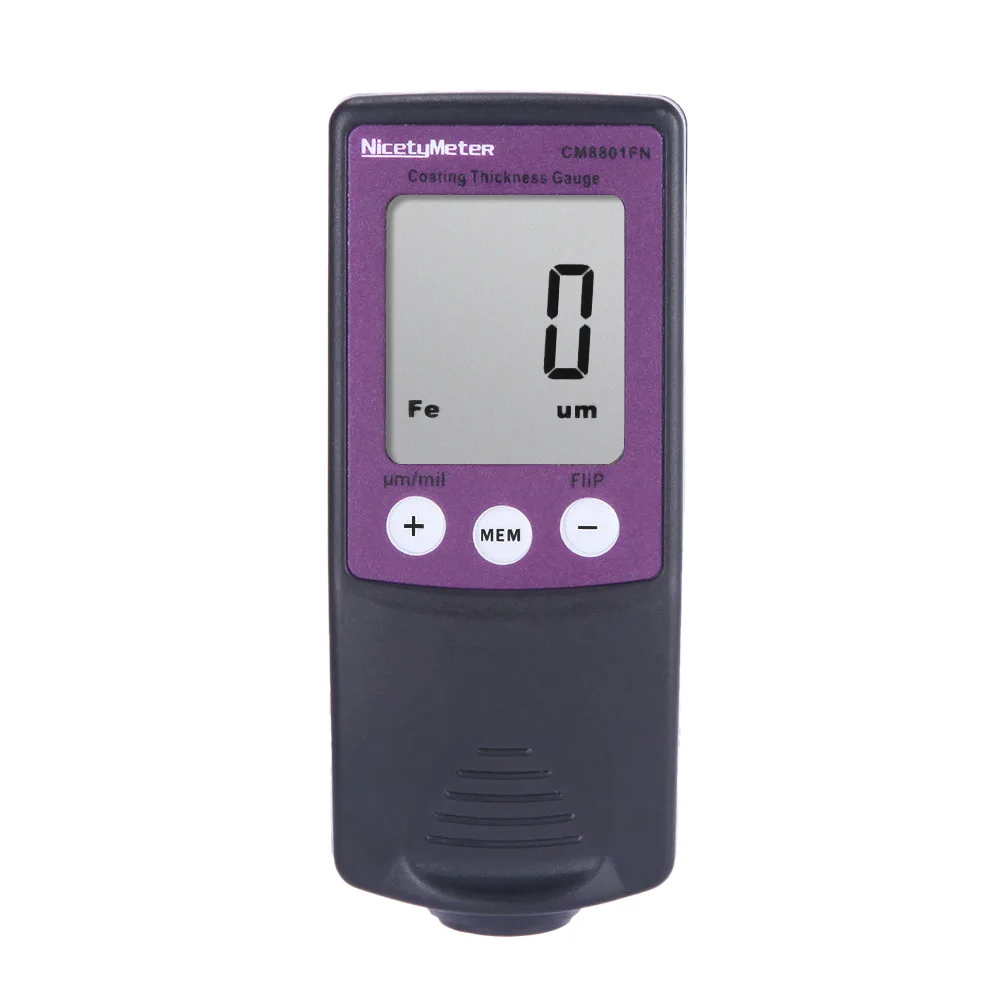 Nicetymeter CM8801FN Fe и NFe 2 в 1 толщиномер автомобильной краски толщимер для авто покраски