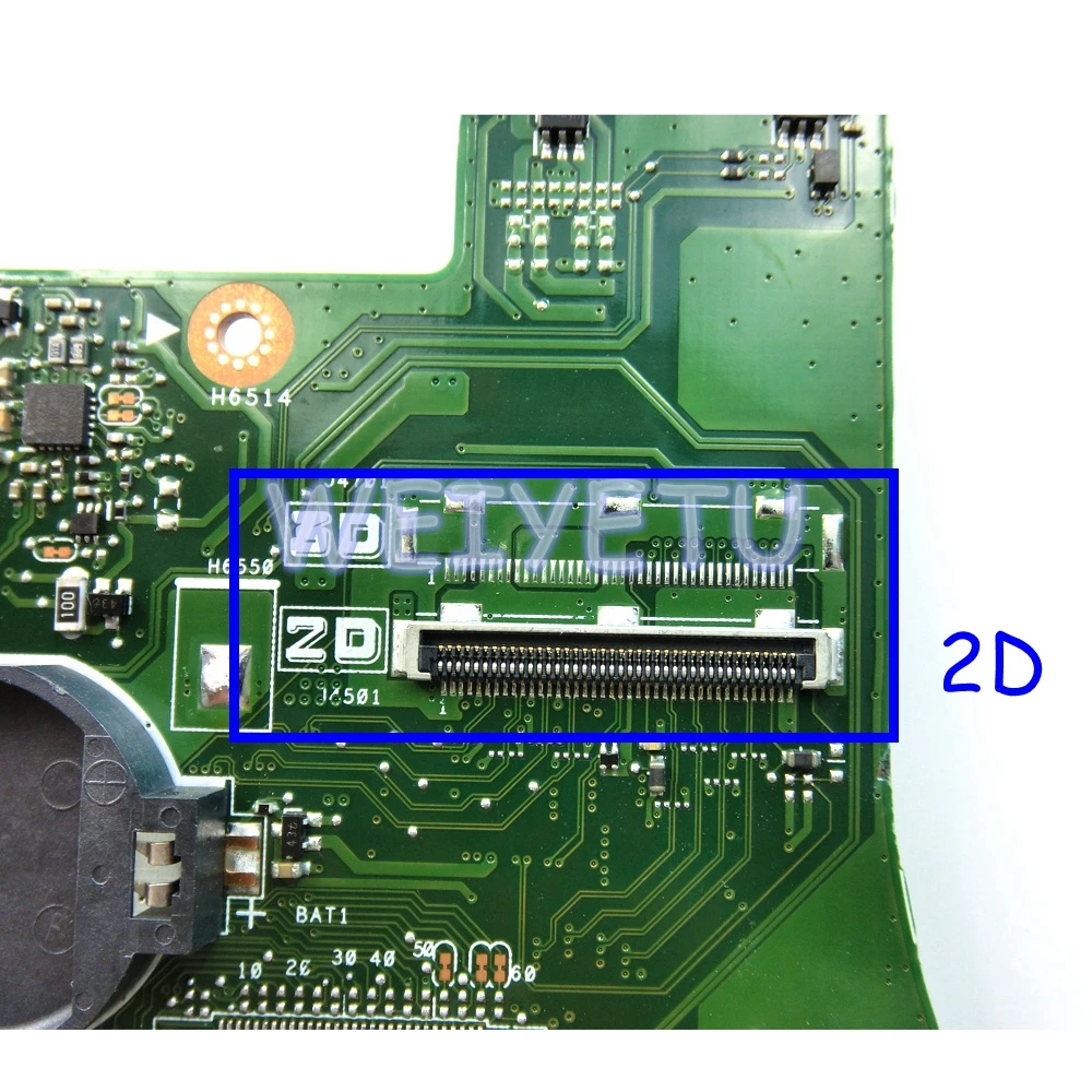 G750JW With i7-4700HQ CPU 2D LCD Connector Motherboard for ASUS G750J G750 G750JW Laptop Mainboard Rev 2.1