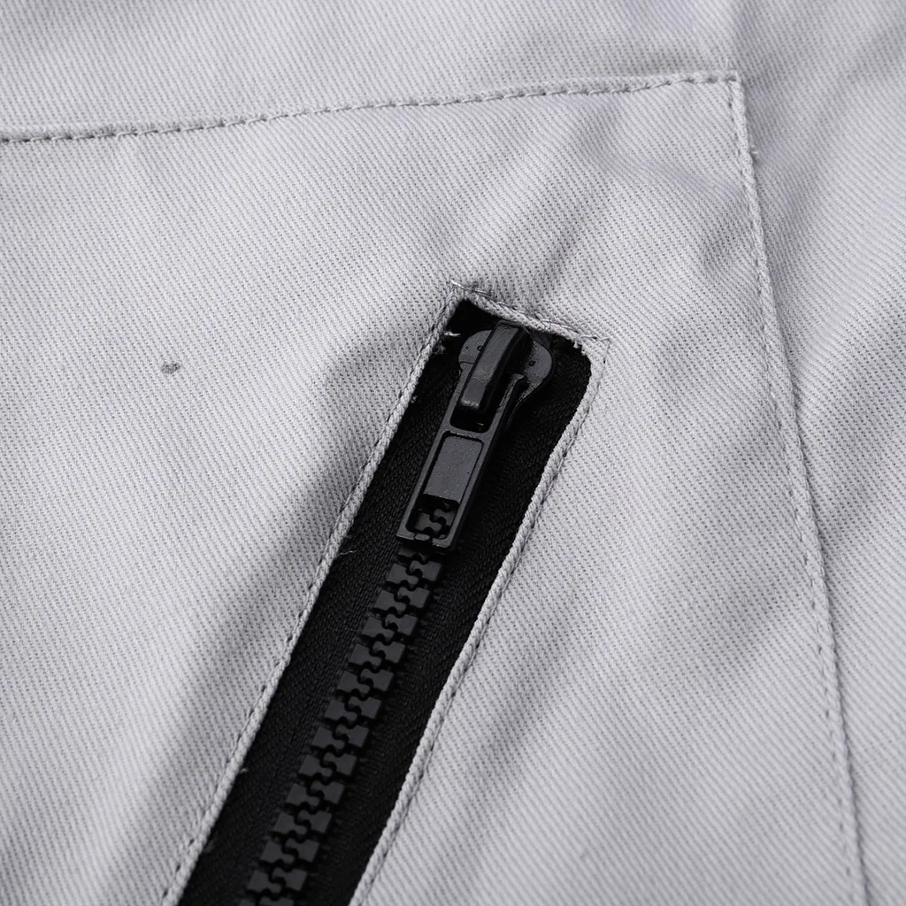 Great Value Fashion Men Pants Harem Joggers Pants Male Trousers Mens Solid Multi-pocket Cargo Pants Skinny Fit Sweatpants Overalls JR13