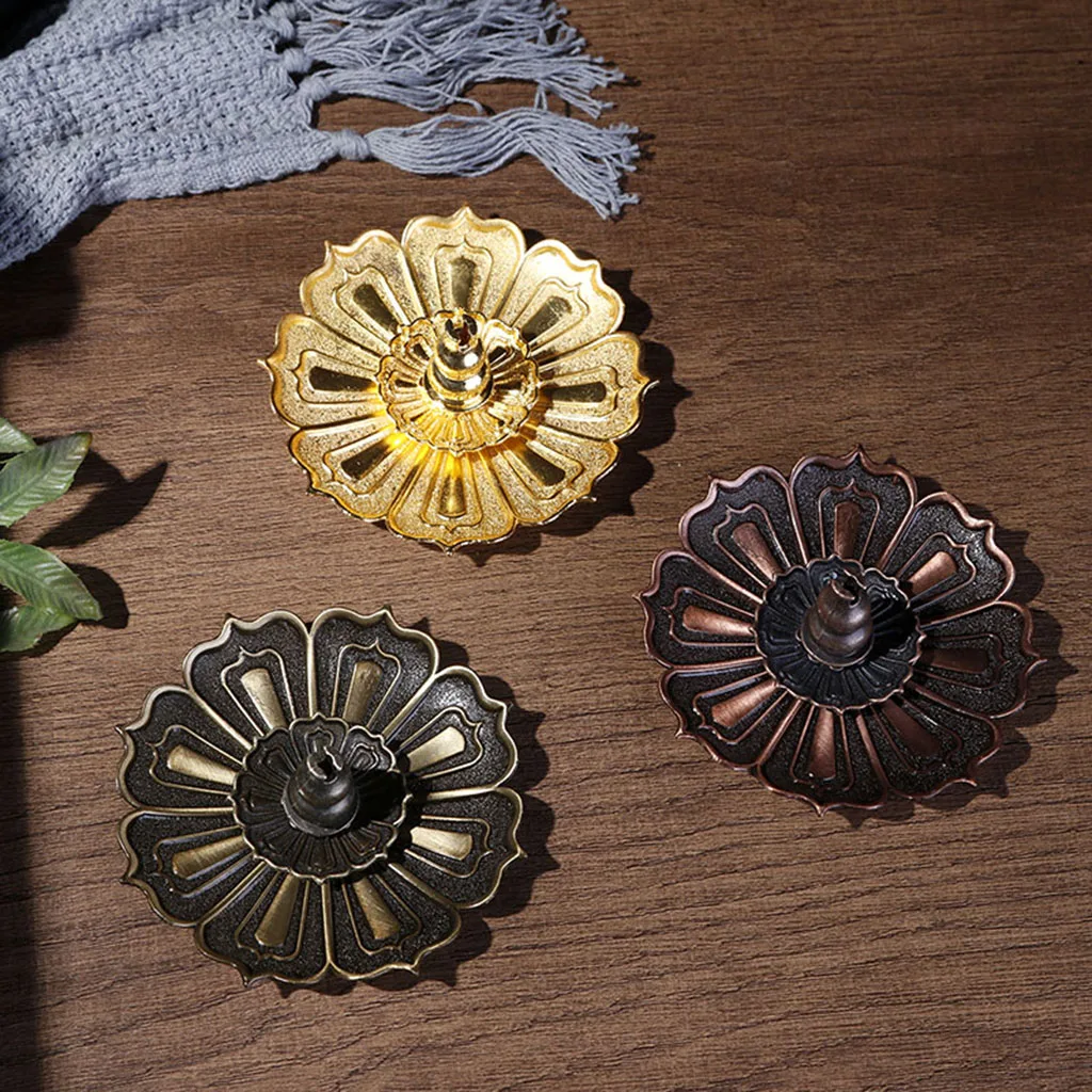 Alloy Copper Incense Holder Incense Sticks and Coil Cone Burner Censer Incense Plate
