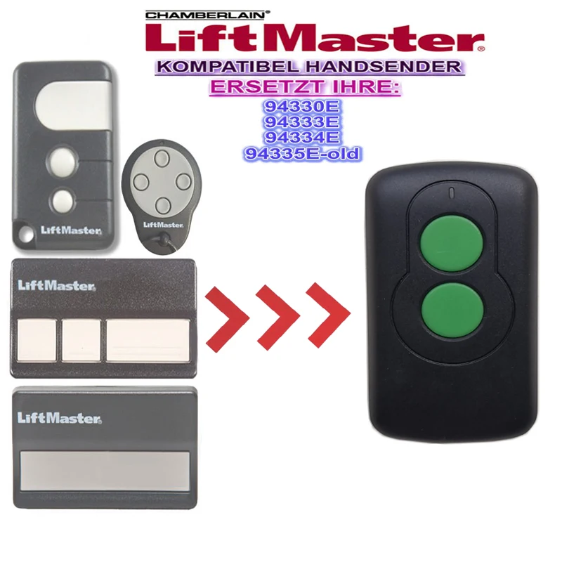 Для Chamberlain 94335E liftmaster 94335E 433 МГц пульт дистанционного управления для гаражных дверей совместимый пульт дистанционного управления