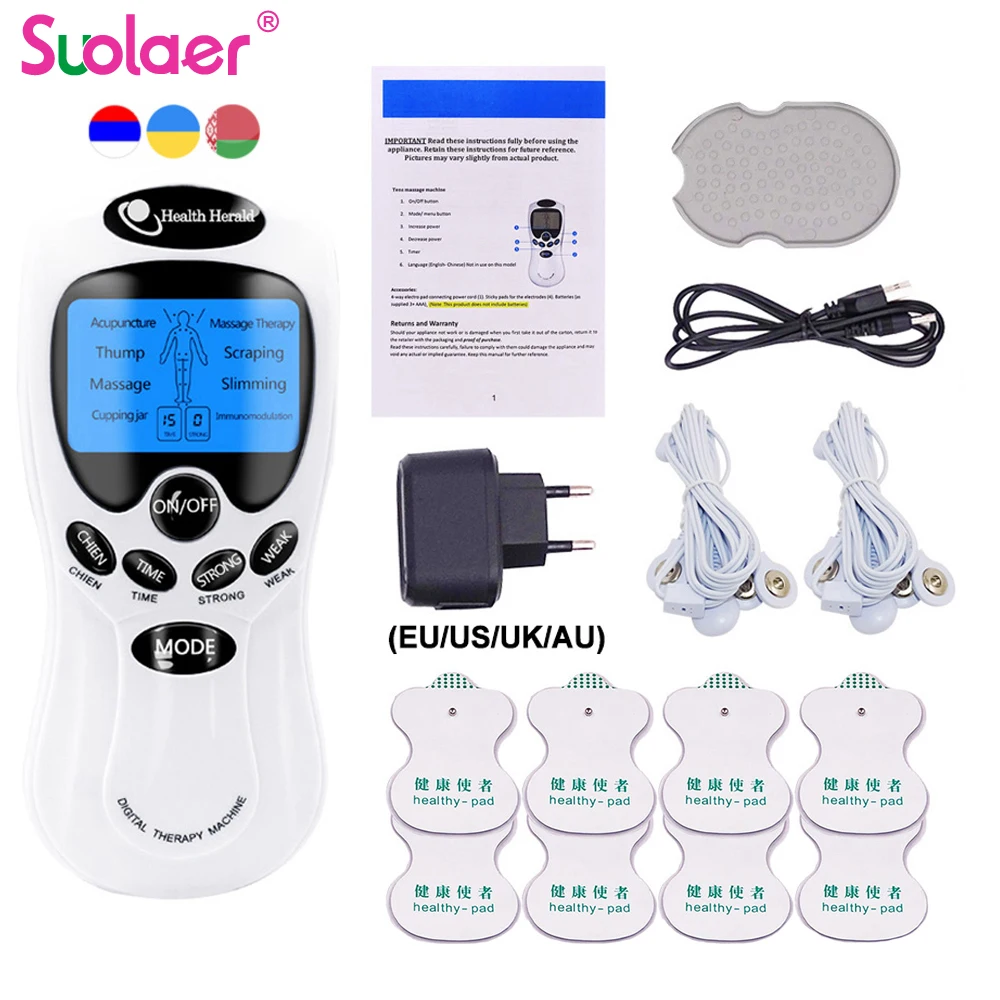 Therapy-Machine Acupuncture Body-Massage Herald Tens Healthcare Muscle-Stimulator-Ems