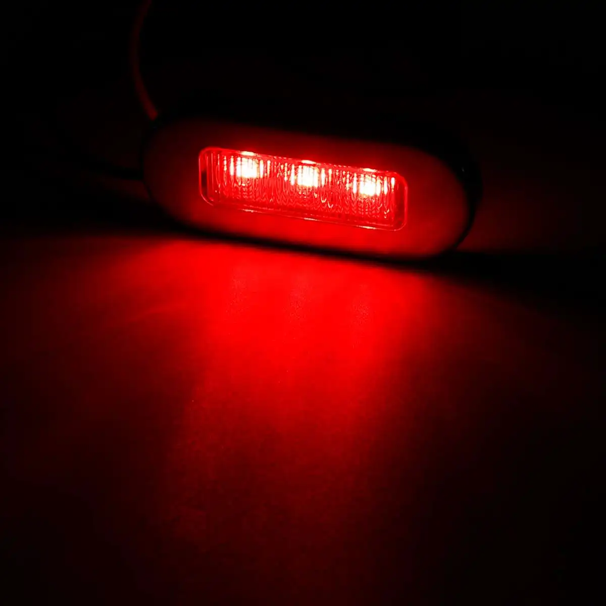 Luz de Cortesia Barco Escada Deck Lado Marcador Luzes Indicadoras Turn Signal Iluminação Marinha Lanterna Traseira 4 Pçs 12v 3 Led 9 Automóveis e motos