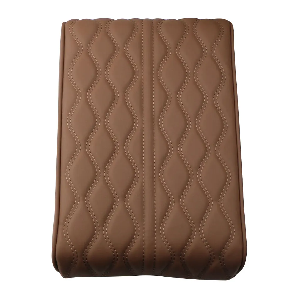 Car Armrest Mat Auto Interior Armrests Storage Box Mats Leather Storage Box Carpet Protector Automobiles Accessories for Tesla