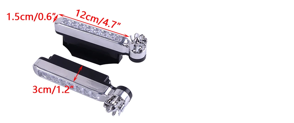 CITALL 2pcs 12V 8 светодиодный ветросиловой энергии автомобиля дневного света DRL Вождения противотуманная лампа фонарь