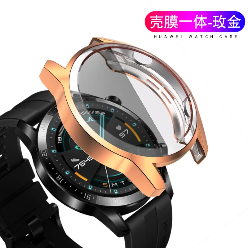 Чехол для часов HD для huawei watch GT 2 46 мм, мягкий ТПУ защитный чехол на весь экран, защитная крышка, аксессуары - Цвет: 8105