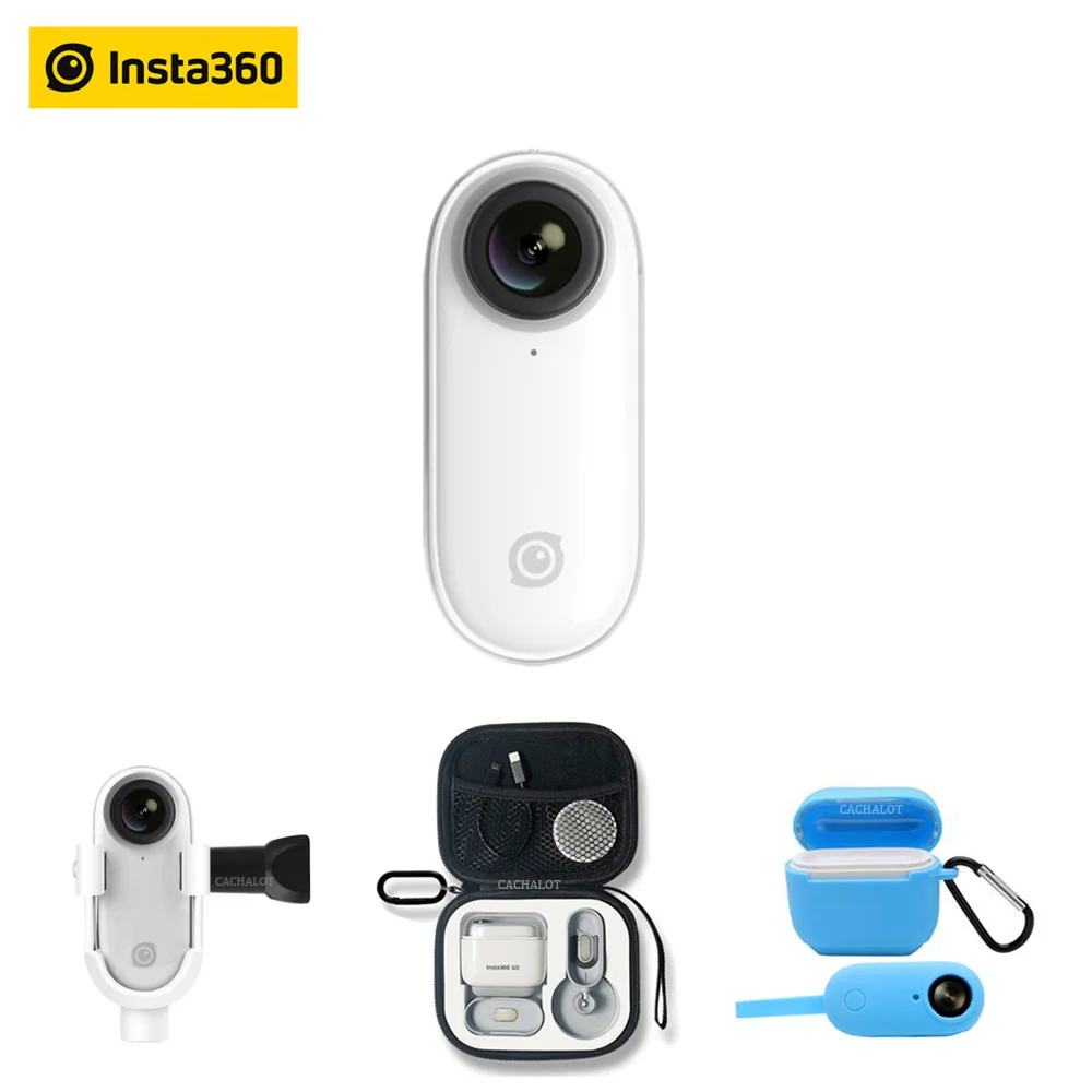 Bundle 5 Insta360 GO Новая акция Камера AI Авто редактирования Hands-free Insta 360 Go маленький стабилизированный Камера для iPhone и Android - Цвет: Bundle 5