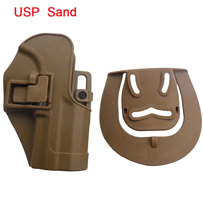 USP Sand Тактический Пистолет Кобура сумка чехол для Glock 17 19 Beretta M9 Кольт 1911 Sig Sauer P226 USP Airsoft кобура для пистолета принадлежности для охоты - Цвет: USP Sand