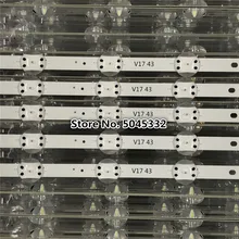 Светодиодный Подсветка полосы 10 лампы для LG 4" V17 art3 2867 ТВ 43LJ614V 43LV340C