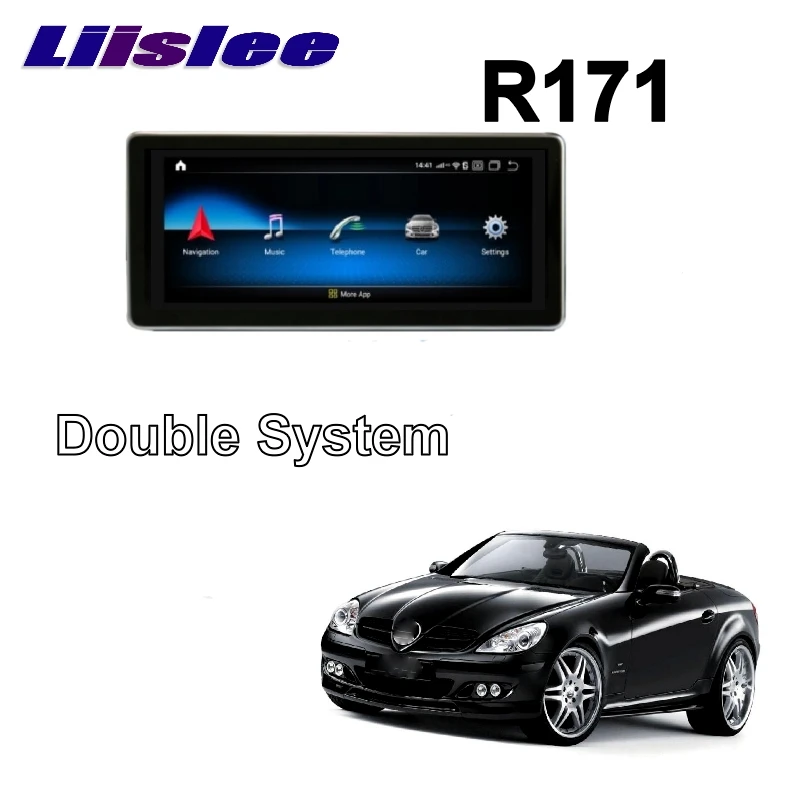 Автомобильный мультимедийный gps аудио радио для Mercedes Benz MB SLK200 SLK250 SLK300 R171 R172 2004 CarPlay TPMS навигация